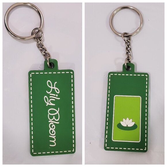 LILY Bloom Keychain Key Fob or Handbag Attachment - Picture 1 of 10